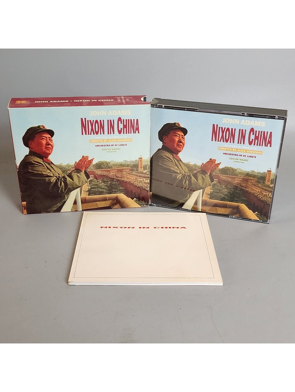 John Adams - Nixon in China 3 CD Set Opera Edo de Waart St. Luke's 7559-79177-2